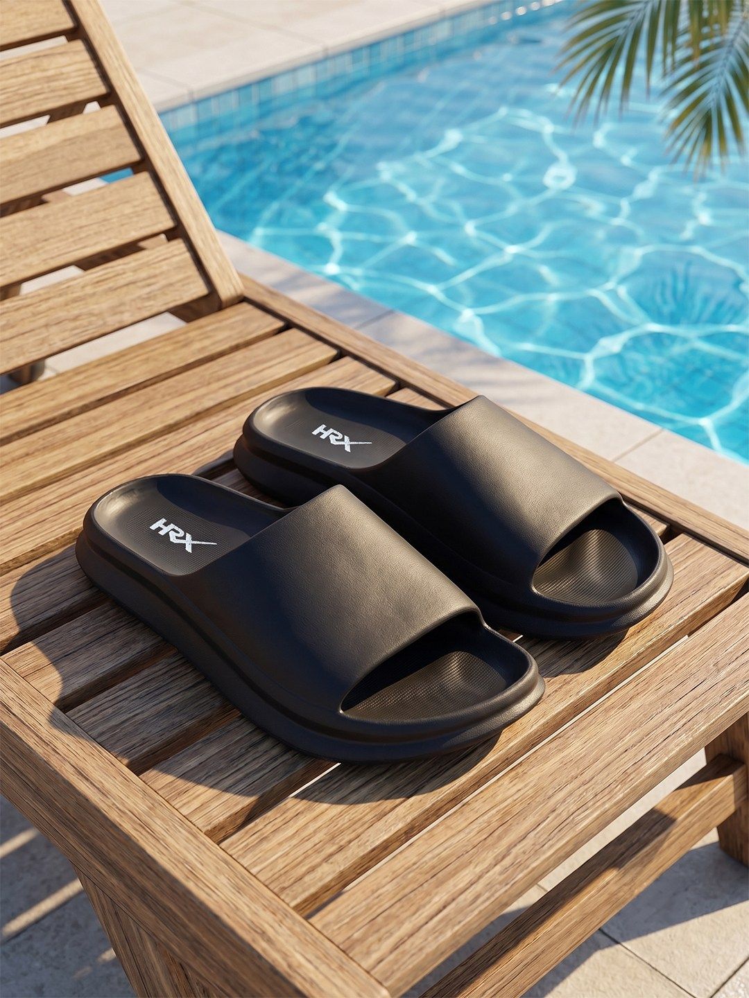 HRX by Hrithik Roshan Men Rubber Sliders