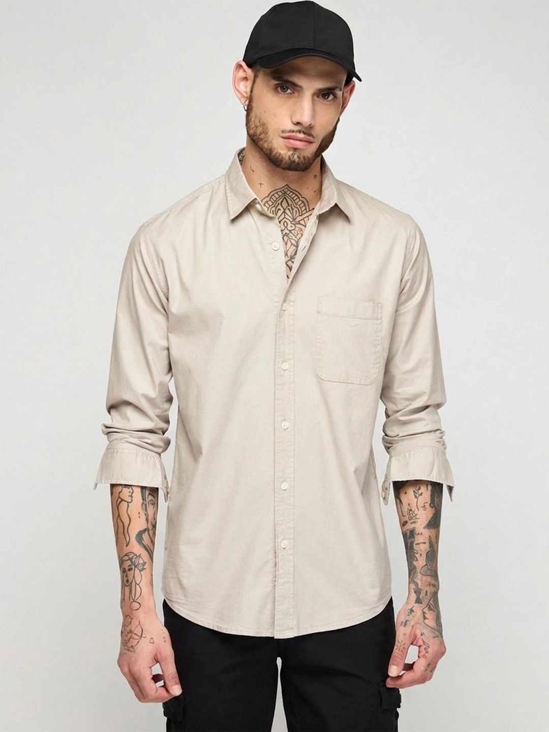Red Flame Men Standard Casual Shirt
