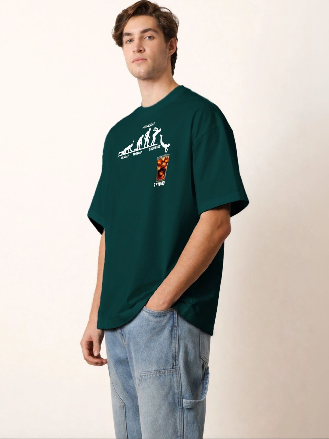 Moda rapido X TOGS & TERRE Men Printed Organic Cotton Blend T-shirt