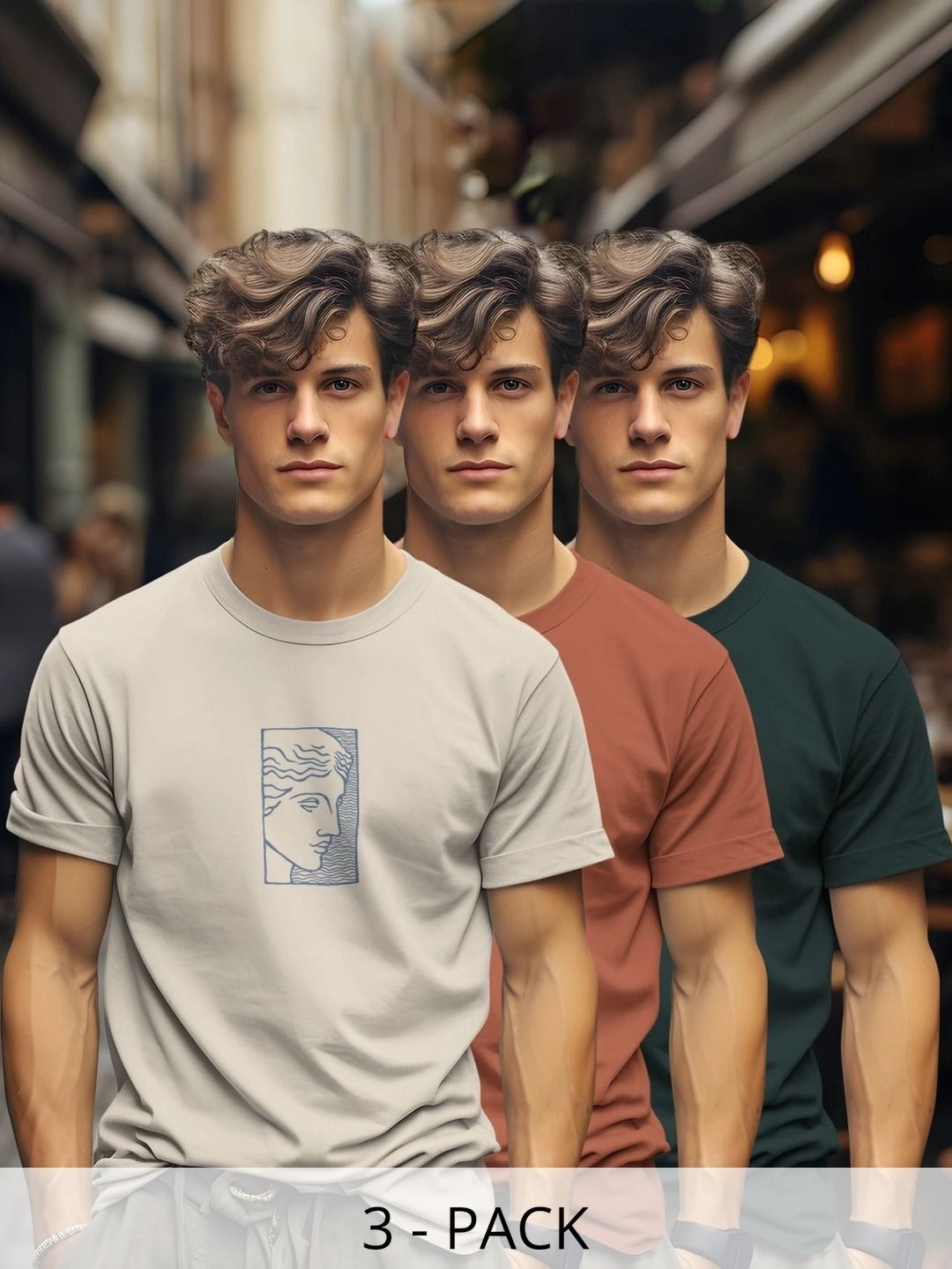 BULLMER Men 3 Printed T-shirt