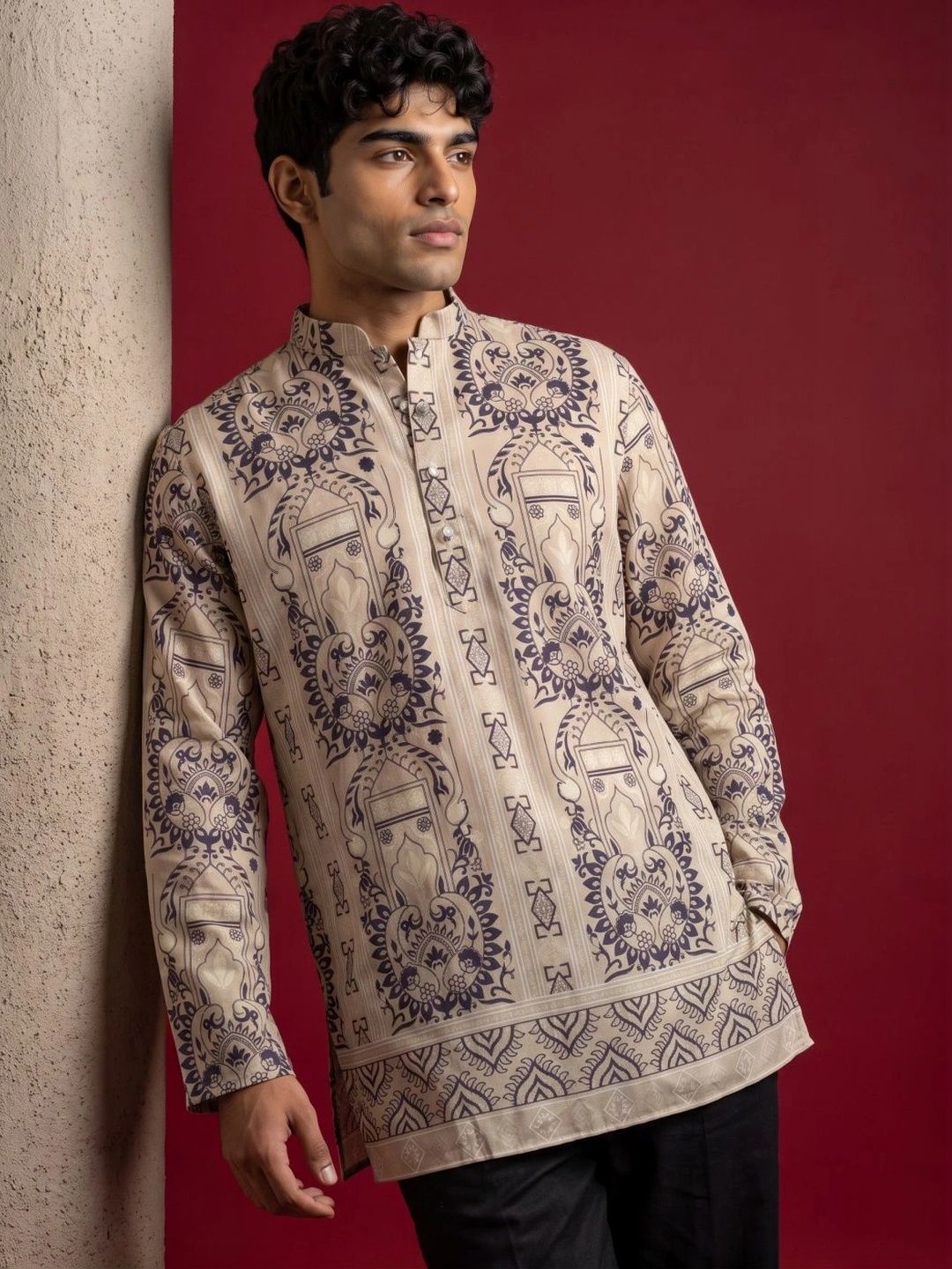 Jompers Men Ethnic Motifs Printed Kurta
