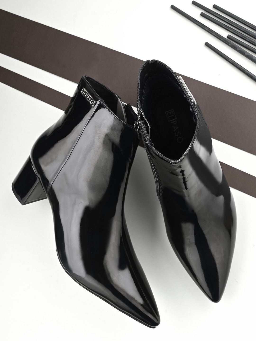 Women Block-Heeled Comfort-Fit Chelsea Boots deal from myntra Women Block-Heeled Comfort-Fit Chelsea Boots deal from myntra