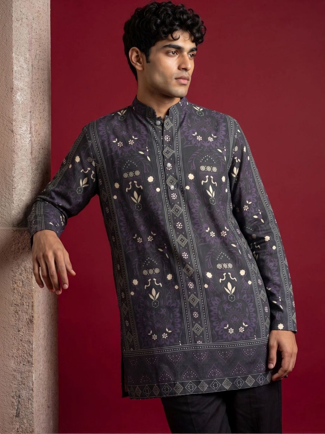Jompers Men Ethnic Motifs Printed Kurta