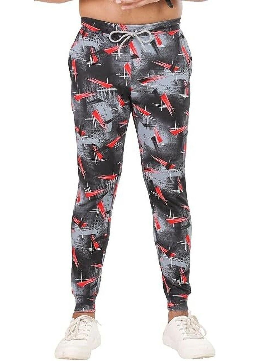 24 Street Men Jogger Mid-Rise Printed Jeans
