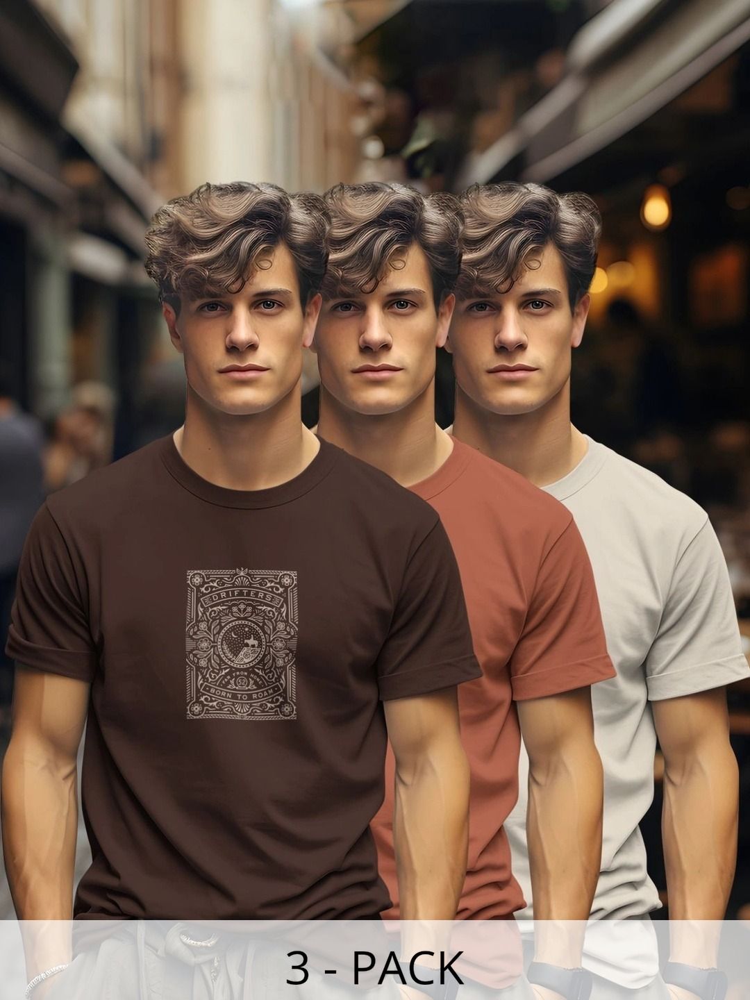 BULLMER Men 3 Printed T-shirt