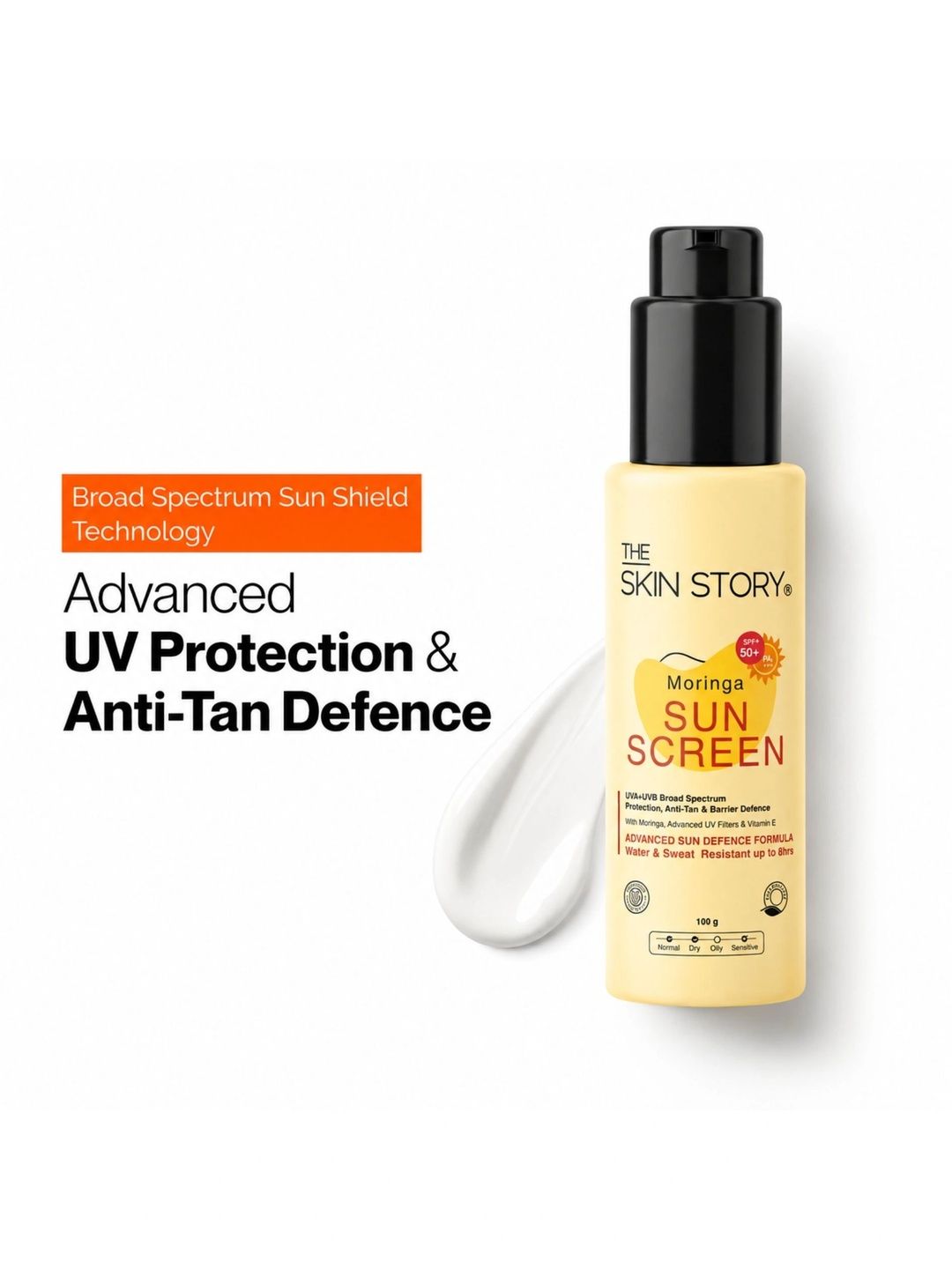 THE SKIN STORY SPF 50 PA+++ Moringa Sunscreen