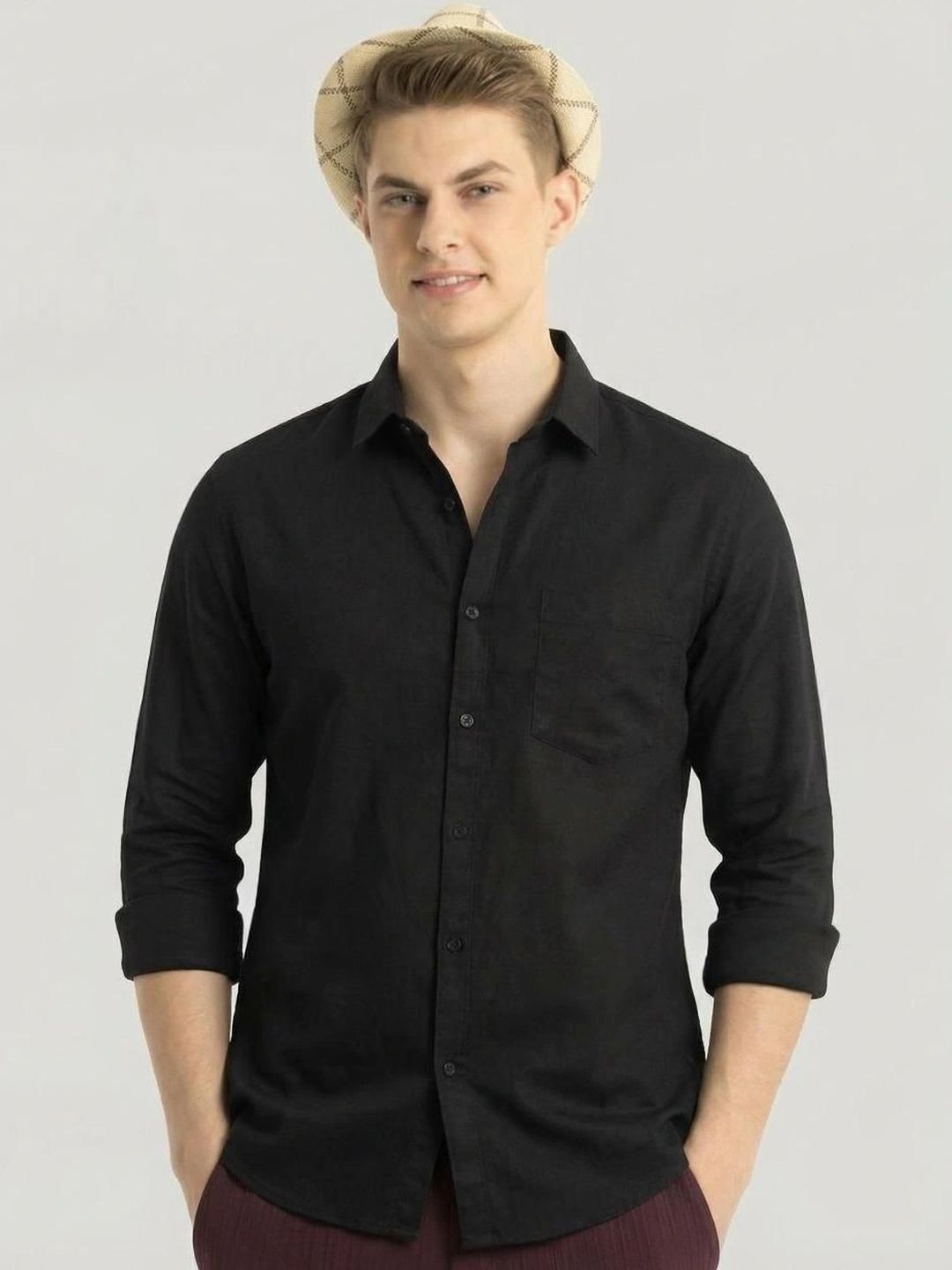 NEW-18 Men Standard Casual Shirt