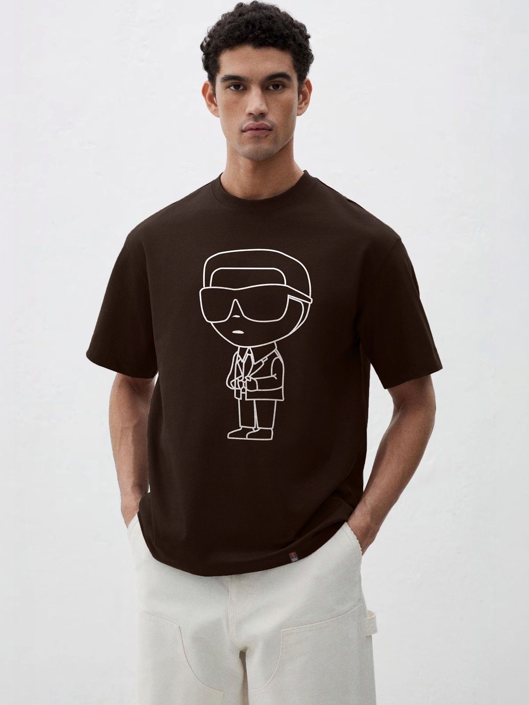 Moda rapido X TOGS & TERRE Men Printed Organic Cotton Blend T-shirt