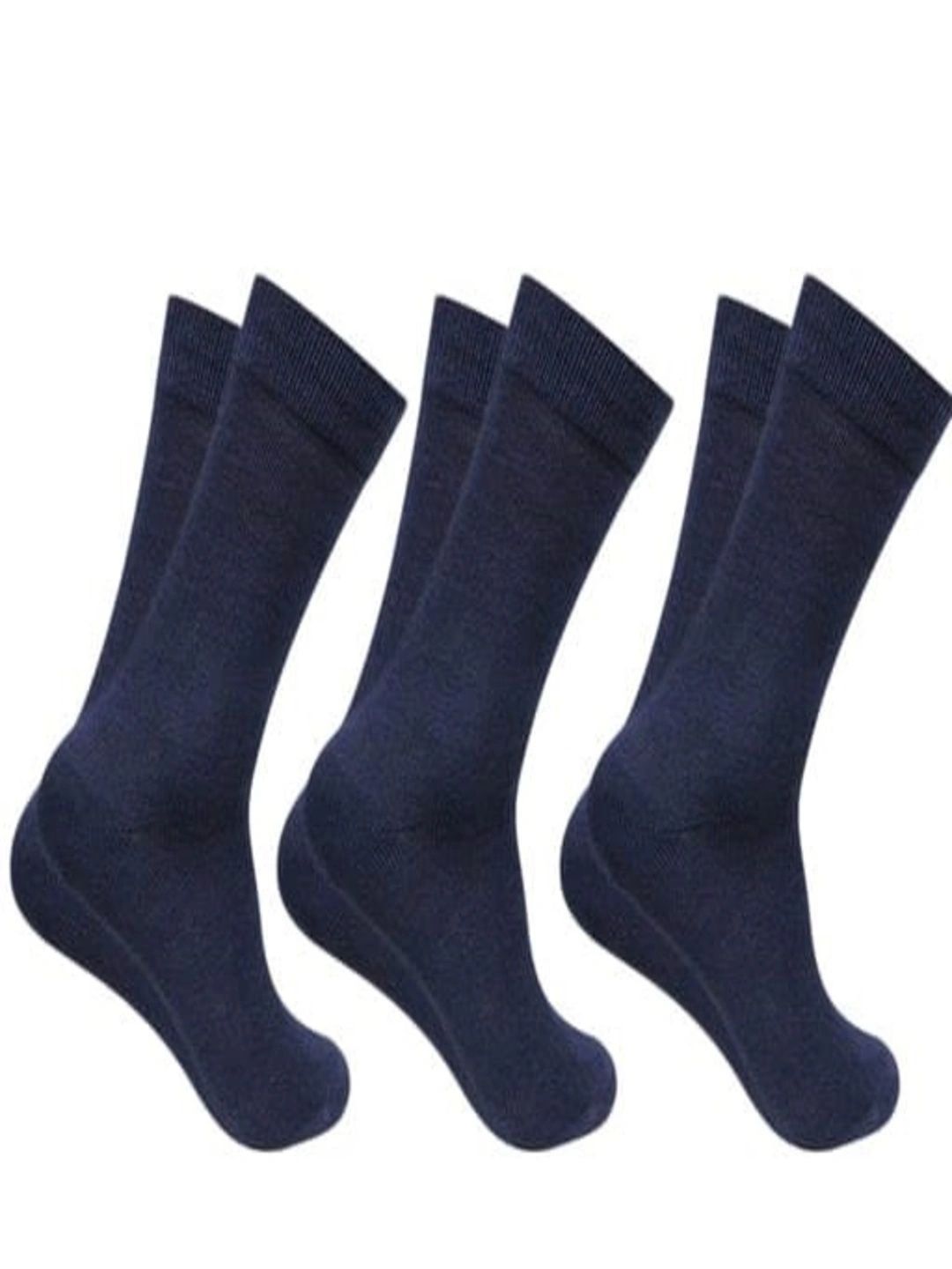 PinKit Men Pack of 3 Cotton Assorted Calf Length Socks
