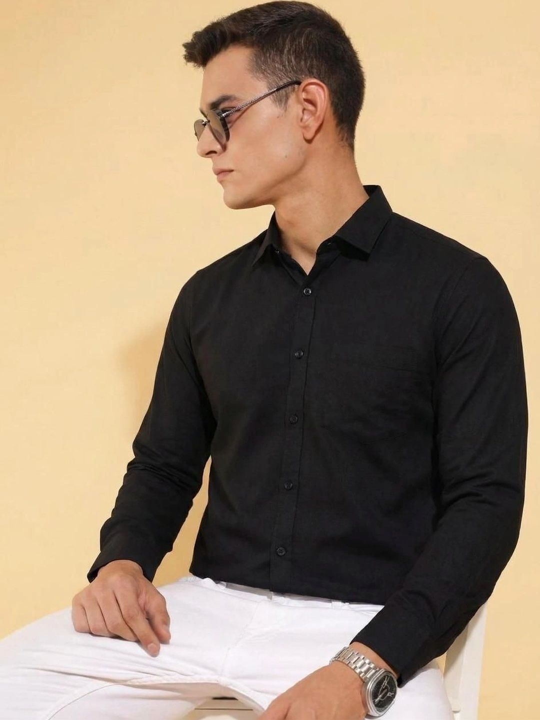NEW-18 Men Standard Casual Shirt