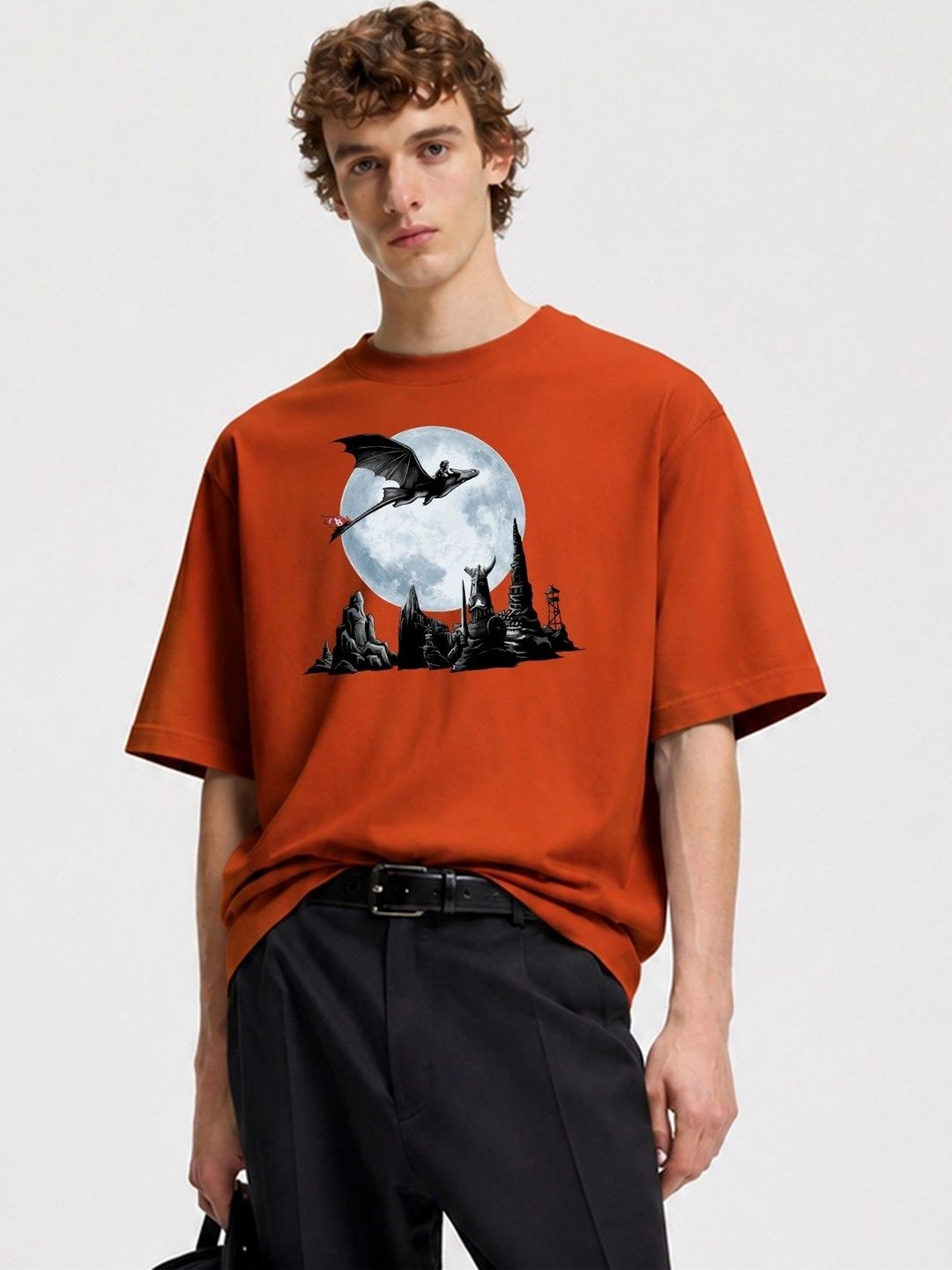 Moda rapido X TOGS & TERRE Men Printed Organic Cotton Blend T-shirt