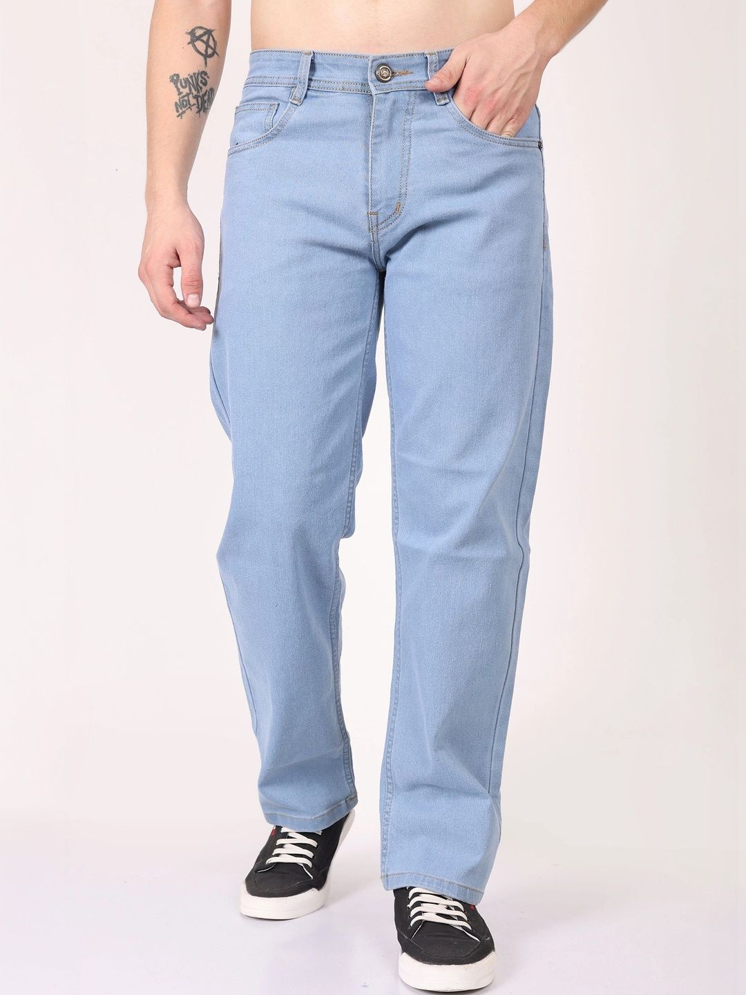 UNIFAV FASHION Men Low-Rise Jeans