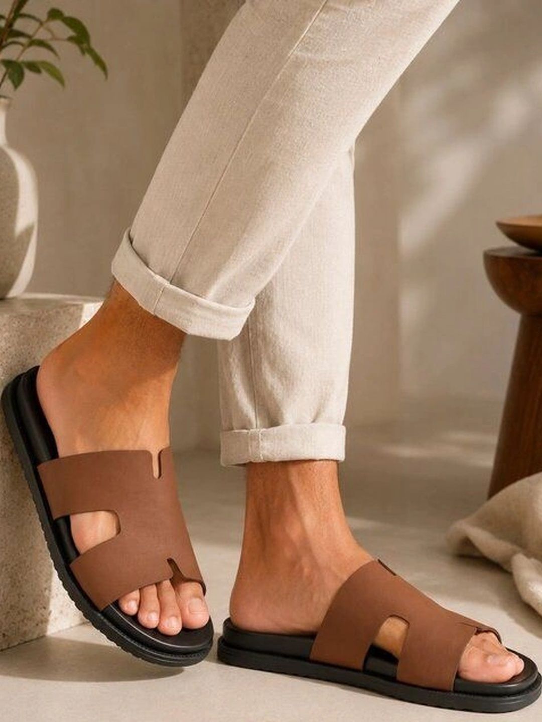 San Frissco Men Comfort Sandals