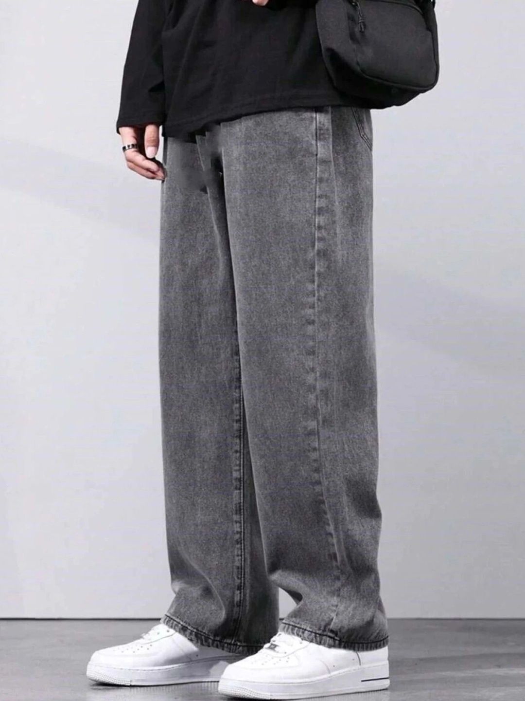 UNIFAV FASHION Men Straight Fit Mid-Rise Jeans