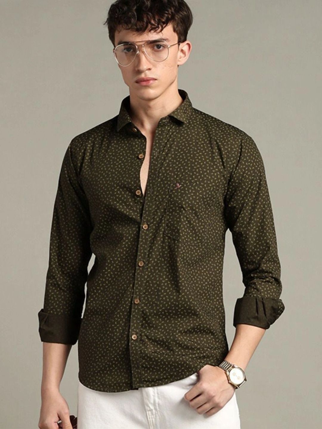 BLUEISLAND Men Comfort Printed Casual Shirt
