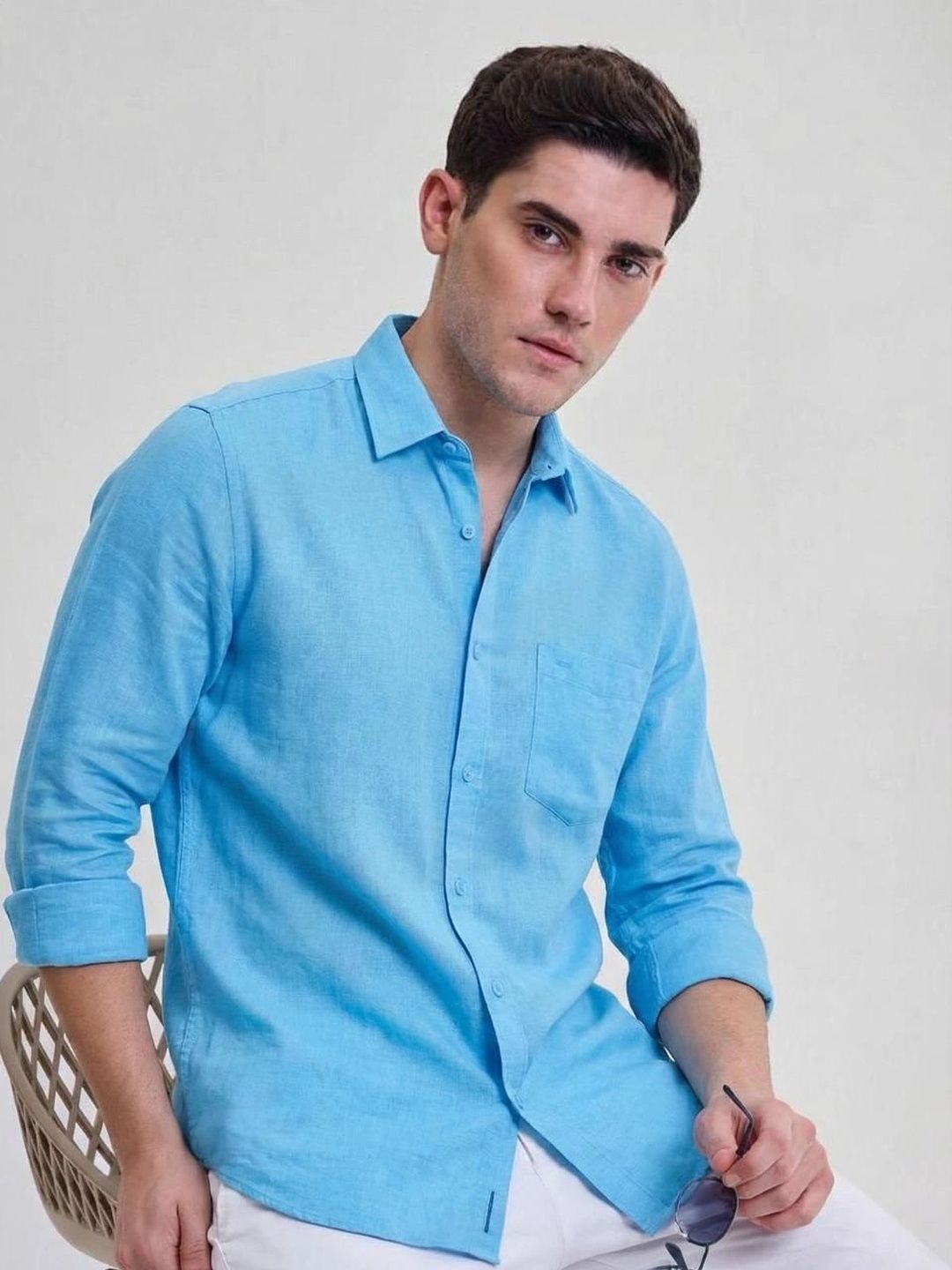 NEW-18 Men Standard Casual Shirt