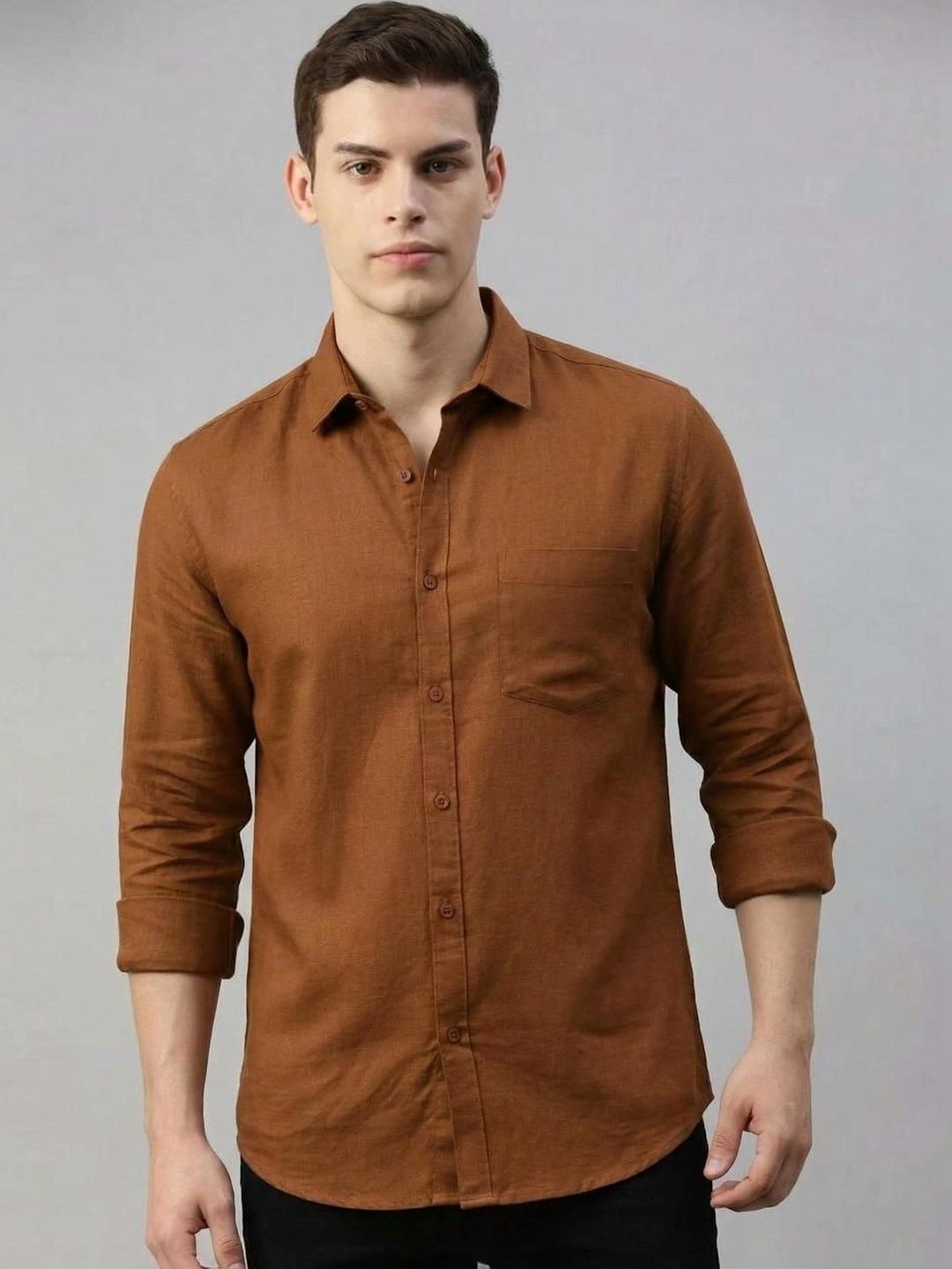 NEW-18 Men Standard Casual Shirt