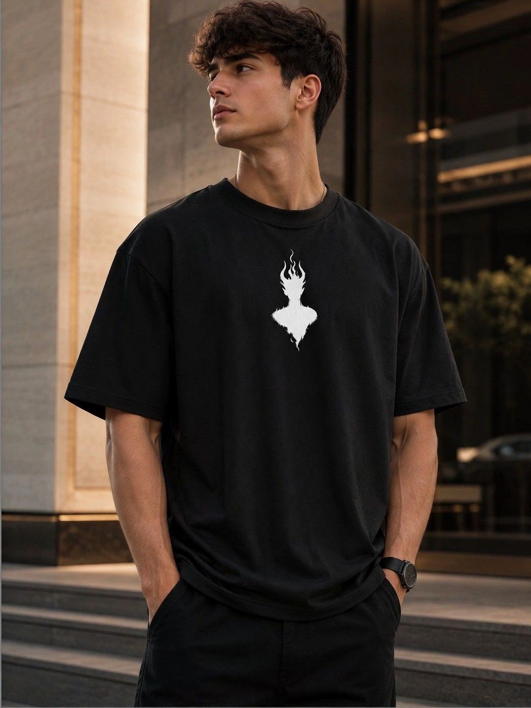 KVLTVR Men Printed T-shirt