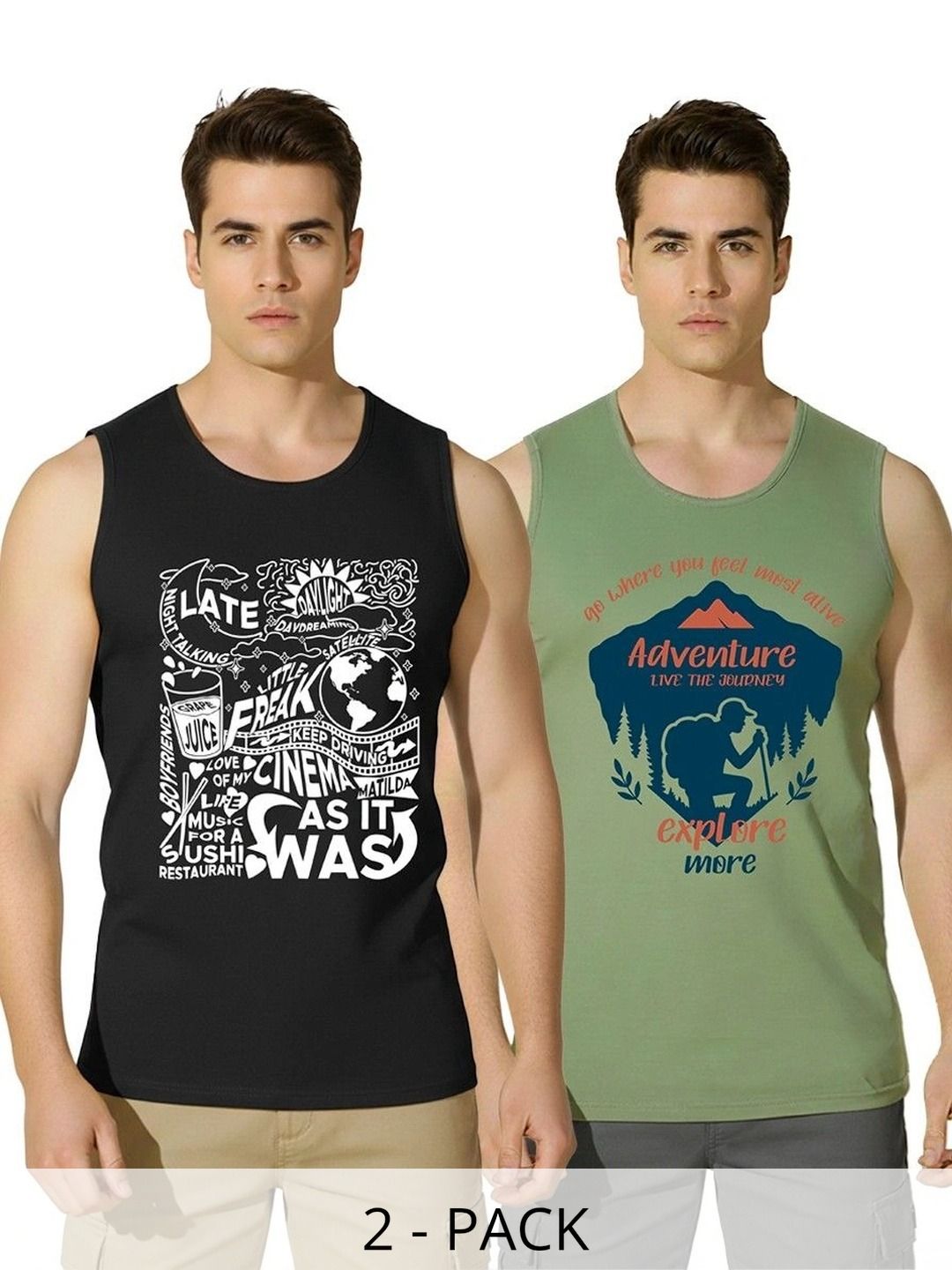 SKY HARBOAR Men 2 Printed T-shirt