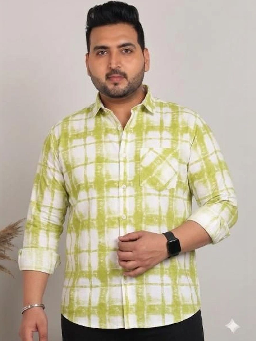 ADWYN PETER Men Classic Checked Casual Shirt