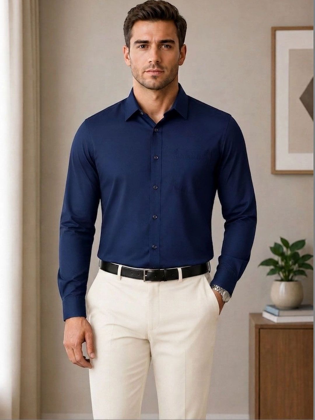 Oomph! Men Classic Formal Shirt