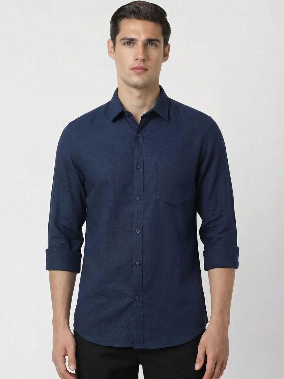 NEW-18 Men Standard Casual Shirt