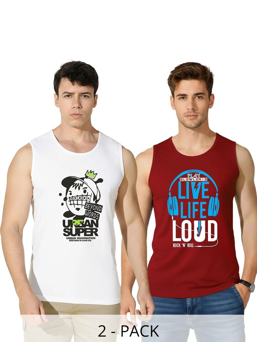 SLOWLORIS Men 2 Printed T-shirt