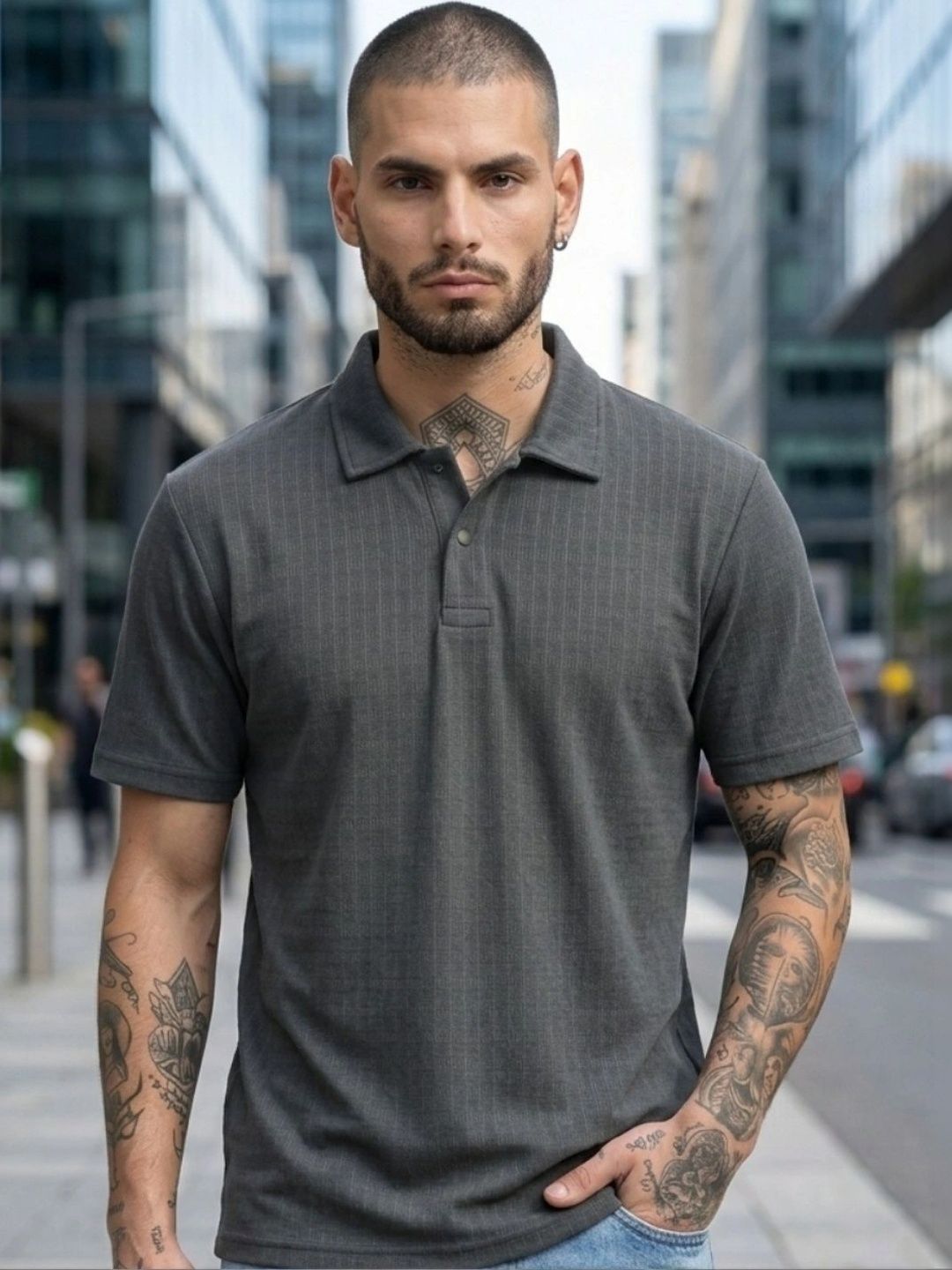 Kook N Keech Men Polo Collar T-shirt