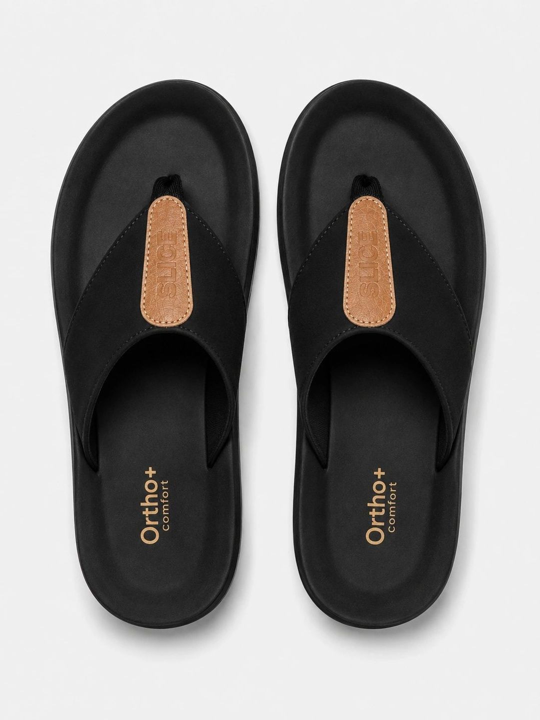 SLICE Men Rubber Thong Flip-Flops