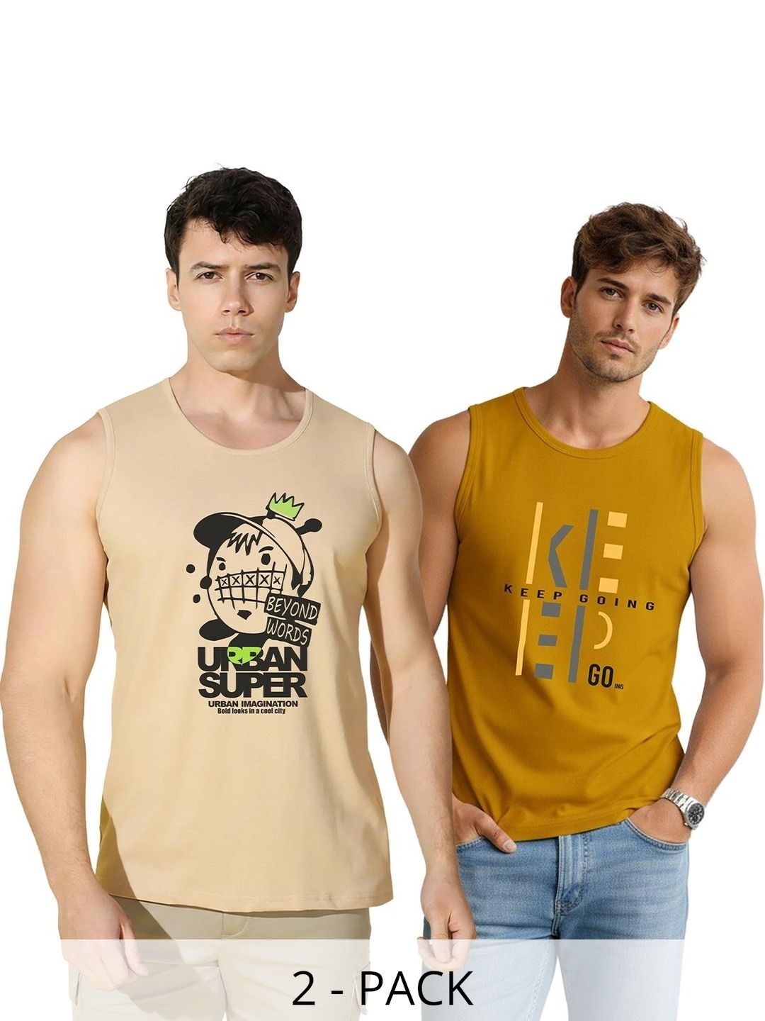 SLOWLORIS Men 2 Printed T-shirt