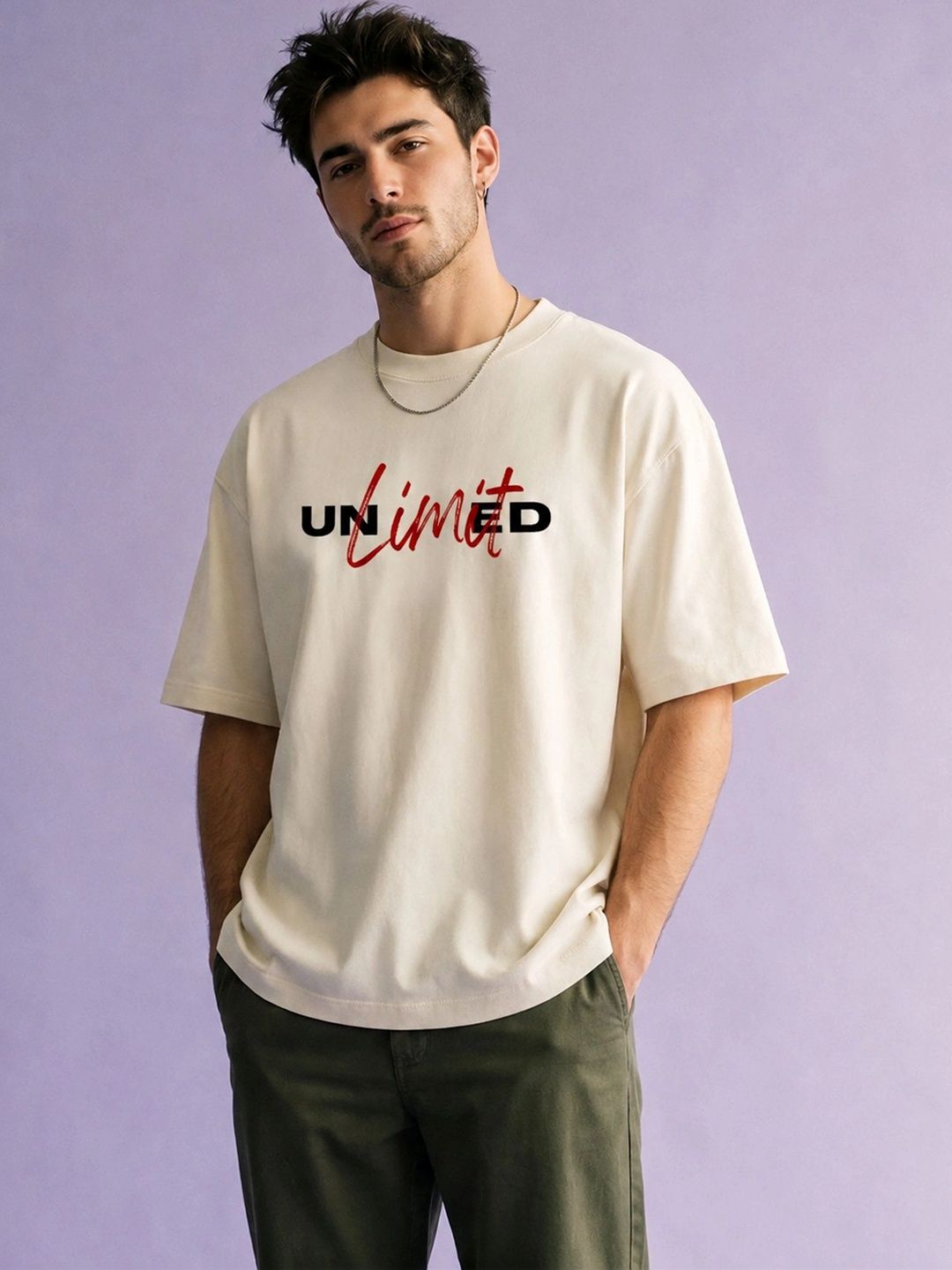 Mast & Harbour Men Typography Printed T-shirt