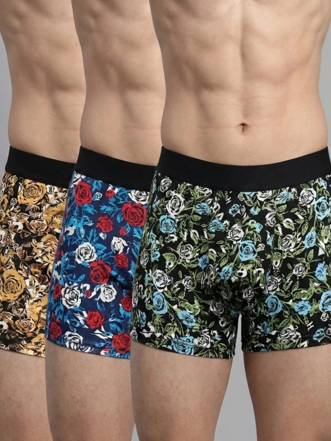 REDX Men Printed Assorted Boxer-Style Briefs