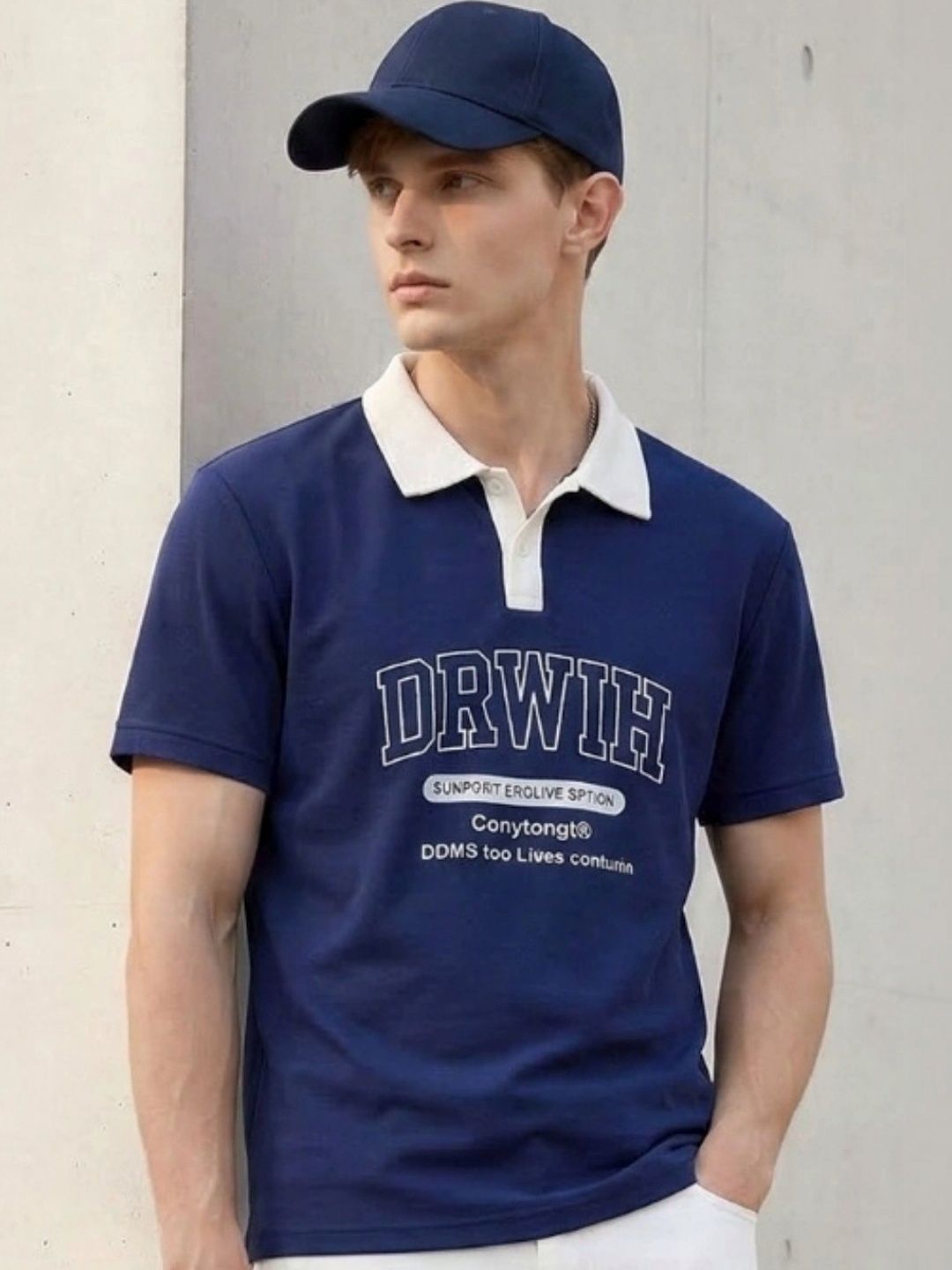 Kook N Keech Men Typography Printed Polo Collar T-shirt