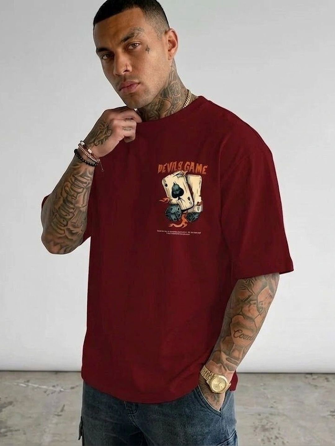 HUMMING TONE Men Printed T-shirt