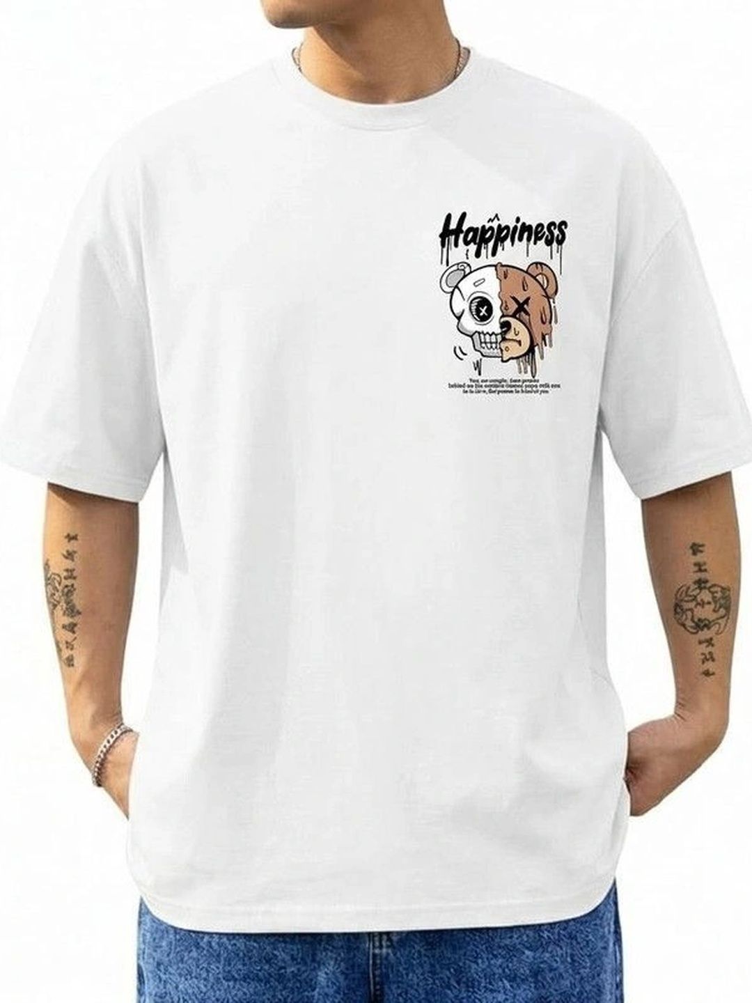HUMMING TONE Men Printed T-shirt