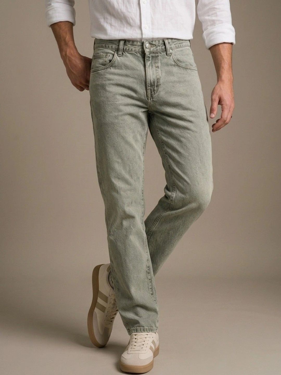 Moda Star Men Classic Regular Fit Mid-Rise Stretchable Jeans