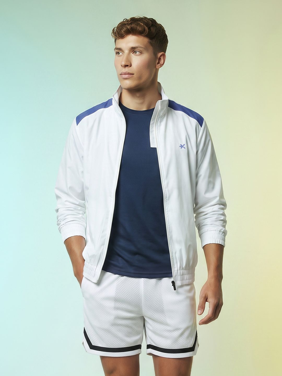 HRX by Hrithik Roshan Colourblocked Lightweight Sporty Jacket