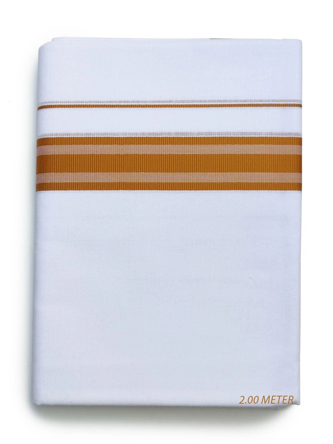 CHITHRA FABRICS Men Striped Cotton Dhoti Dhotis