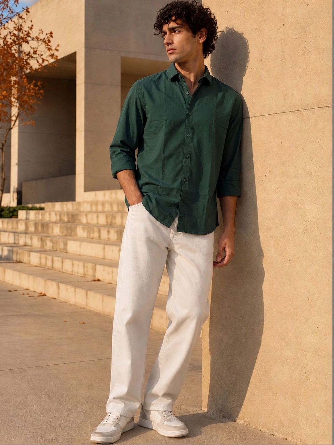THE SHIRT CODE Men Comfort Casual Shirt