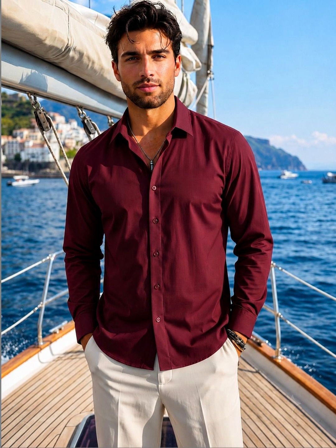 THE SHIRT CODE Men Comfort Casual Shirt