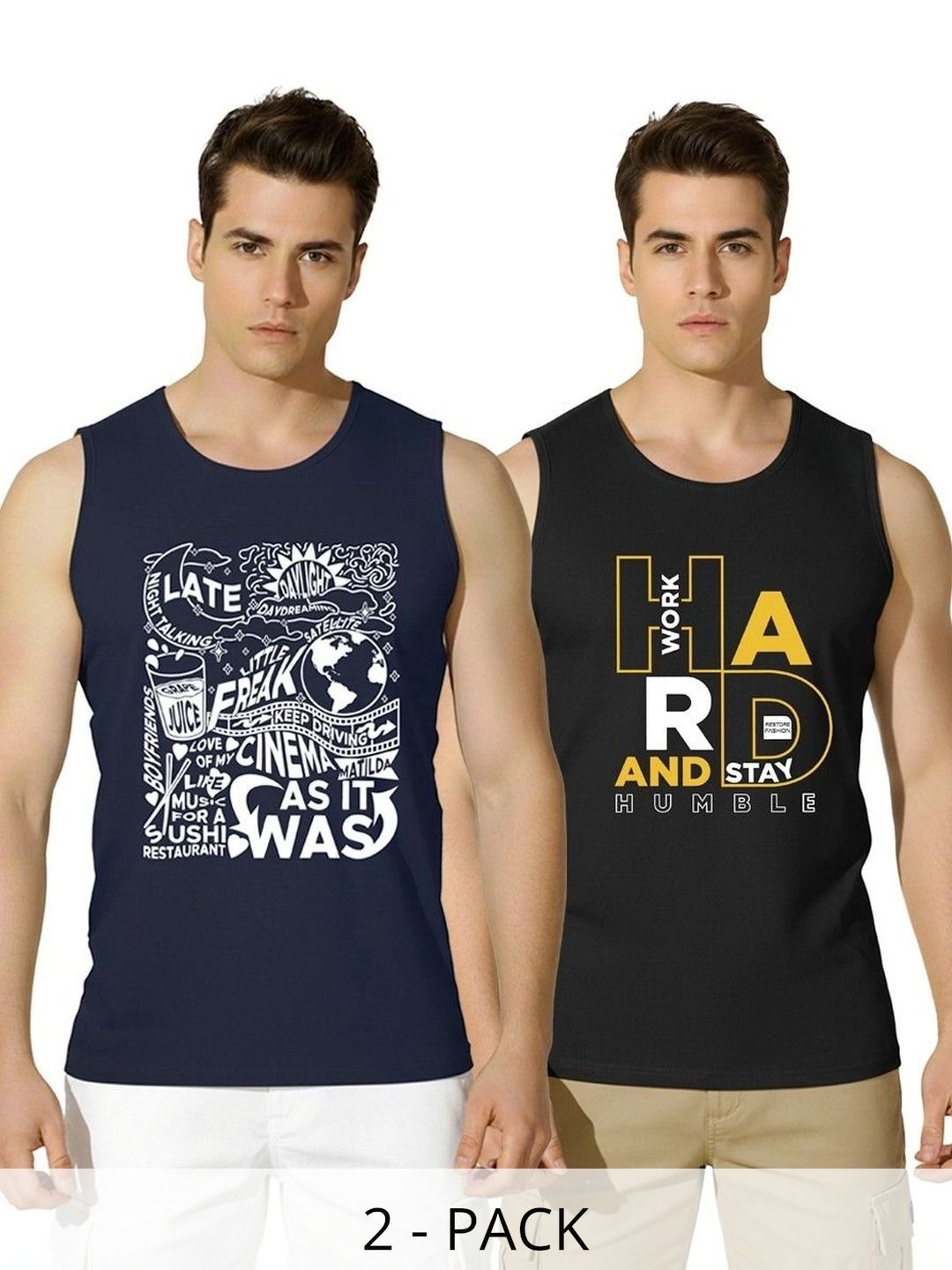 SKY HARBOAR Men Typography 2 Printed T-shirt