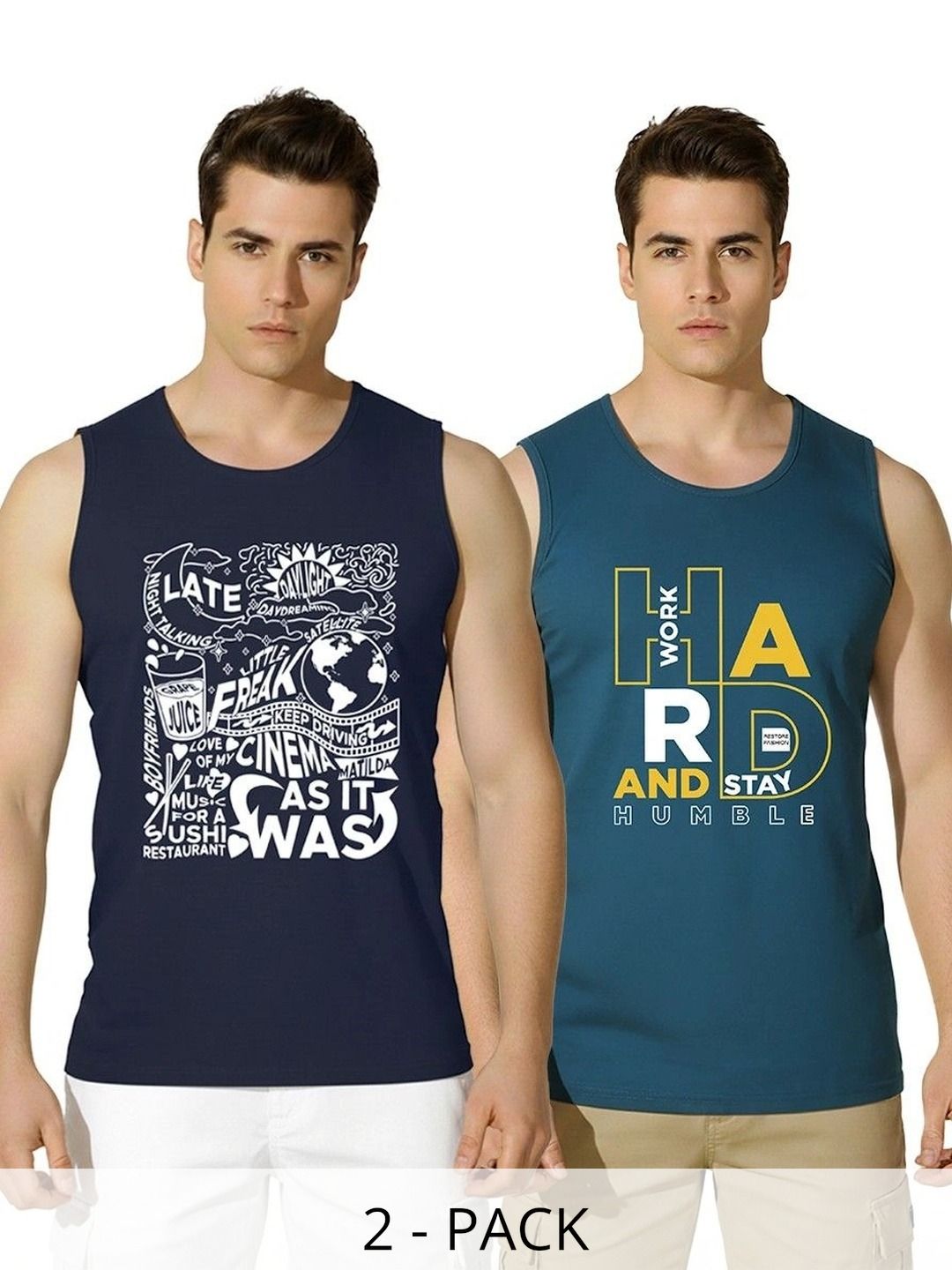 SKY HARBOAR Men Typography 2 Printed T-shirt