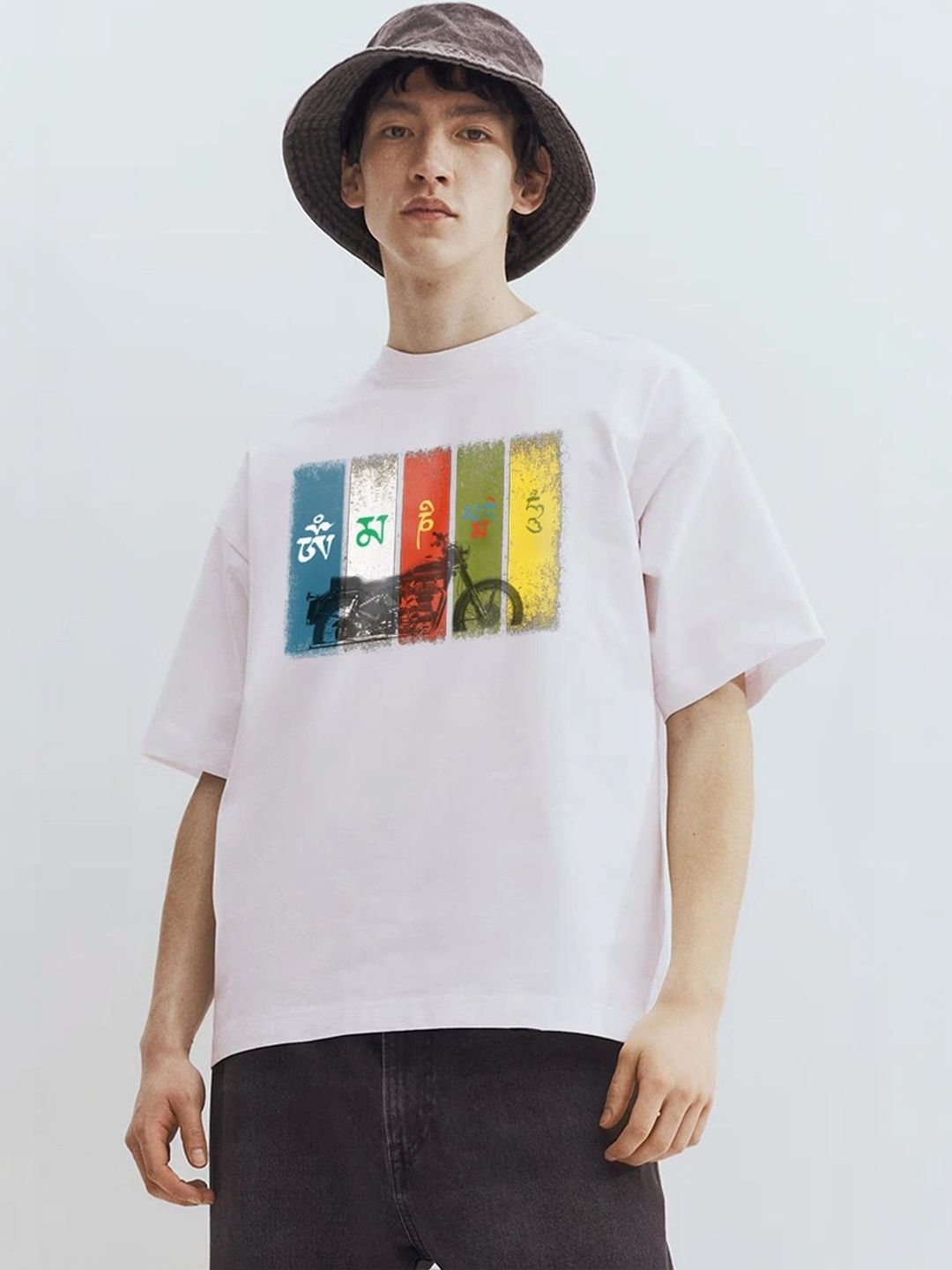 Moda rapido X TOGS & TERRE Men Printed Organic Cotton Blend T-shirt