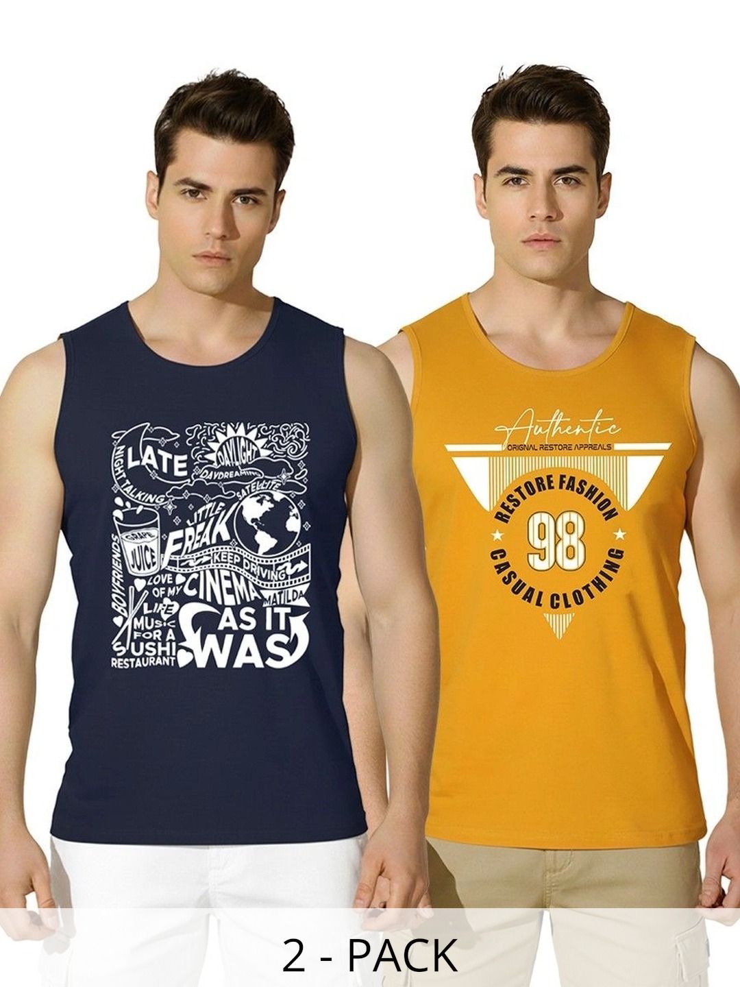 SKY HARBOAR Men Typography 2 Printed T-shirt