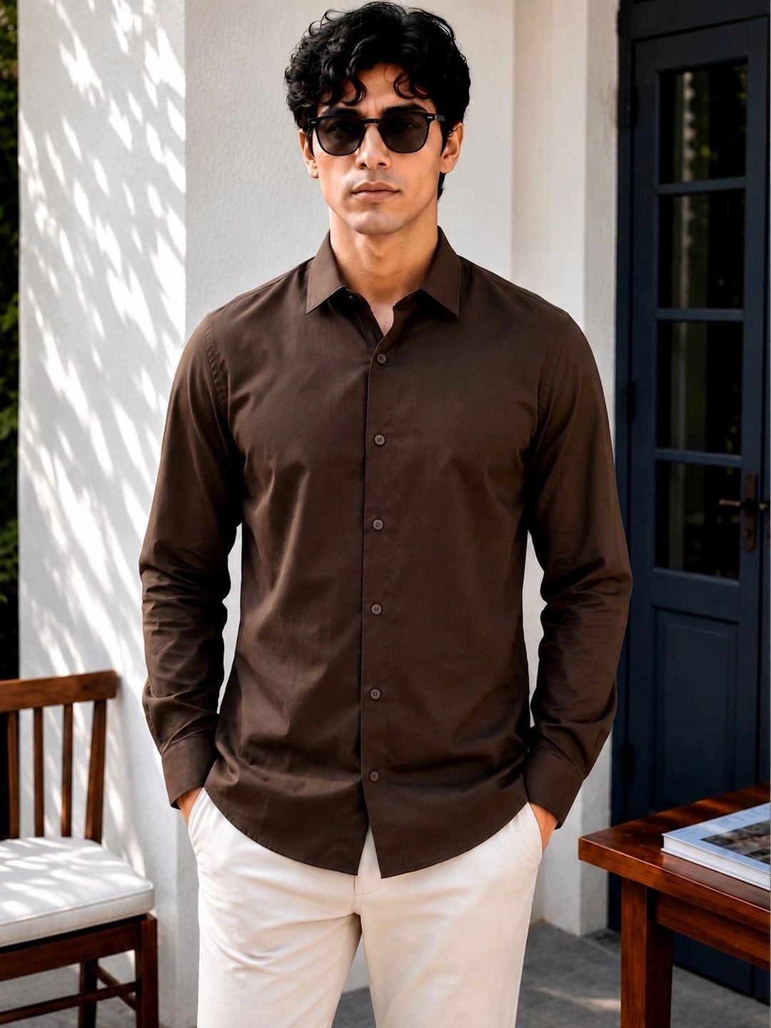 THE SHIRT CODE Men Comfort Casual Shirt