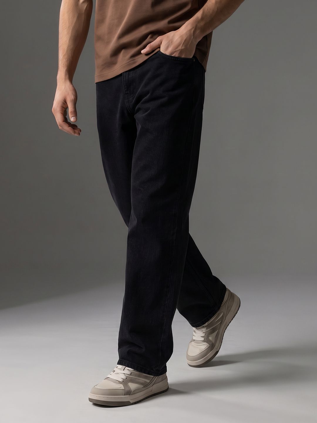 FCUK Men Loose Fit Stretchable Jeans