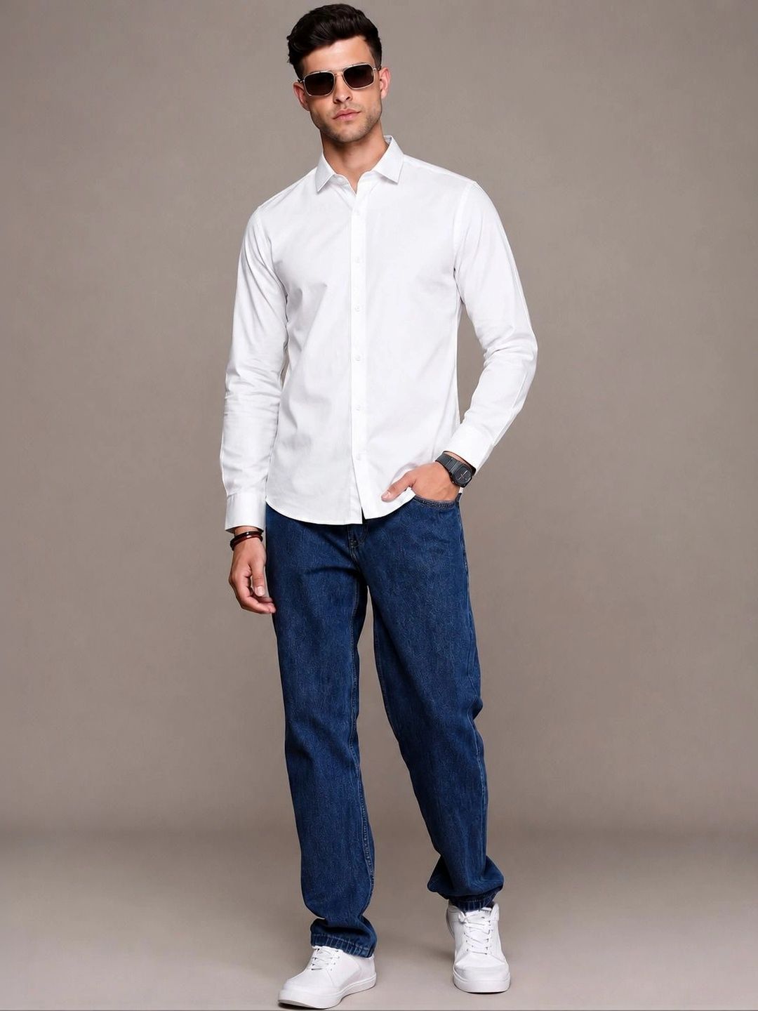THE SHIRT CODE Men Comfort Casual Shirt