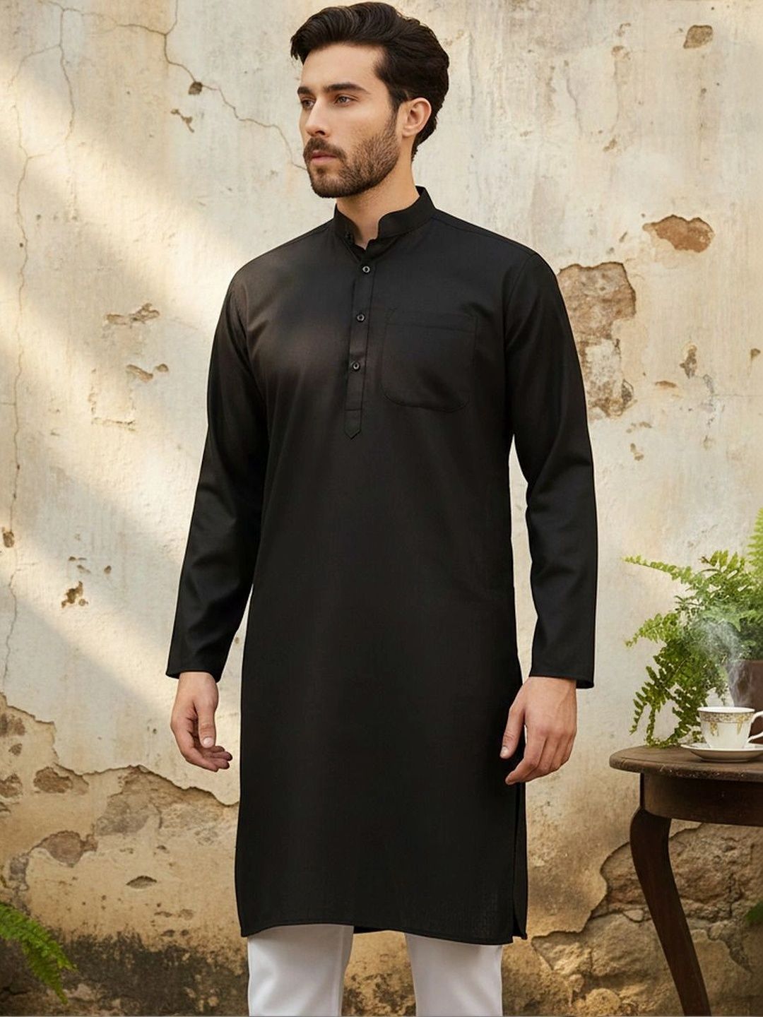 HUZUR Men Kurta