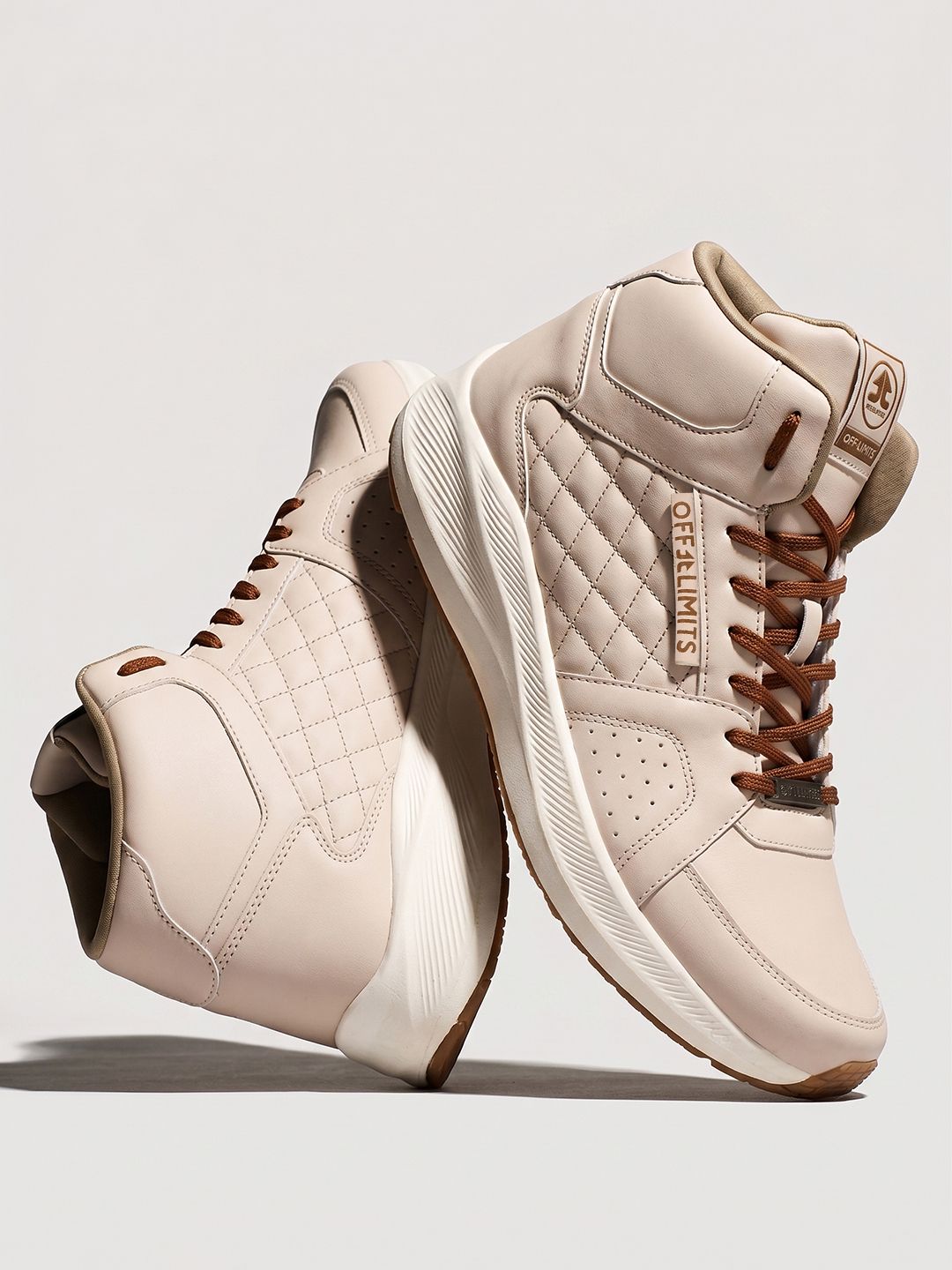 OFF LIMITS Hangman Beige Synthetic Basketball Shoes
