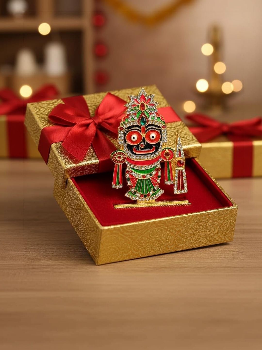 どるれく いと 2024年生誕パネル 3枚セット 金具付き Buy Kulin Multi Colored Gold-Plated Lord Jagannath Idol Showpiece